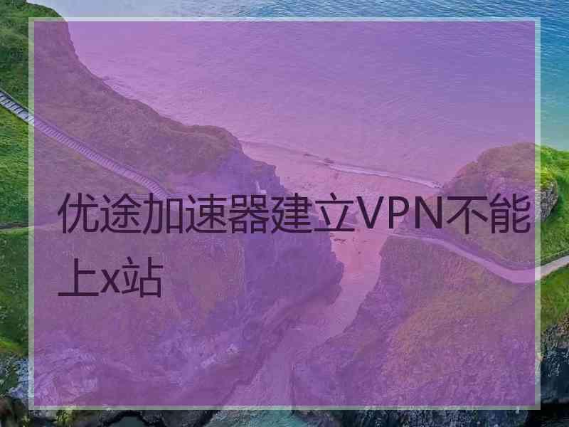 优途加速器建立VPN不能上x站