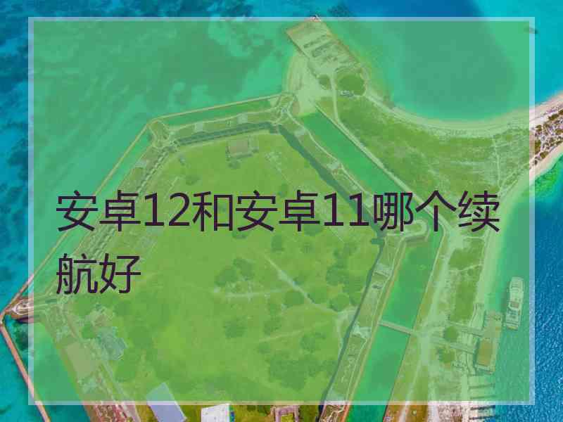 安卓12和安卓11哪个续航好