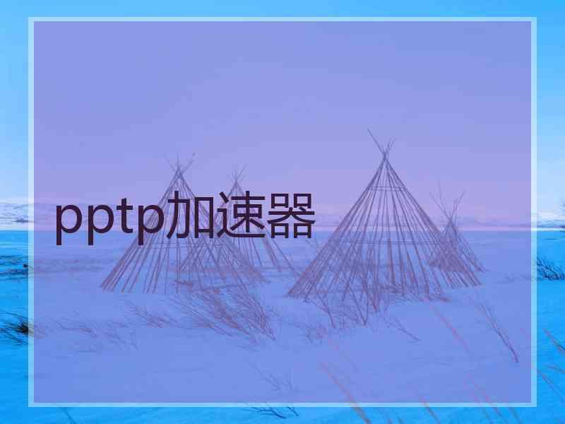 pptp加速器