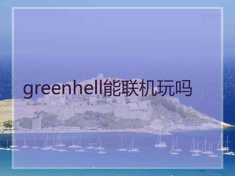 greenhell能联机玩吗