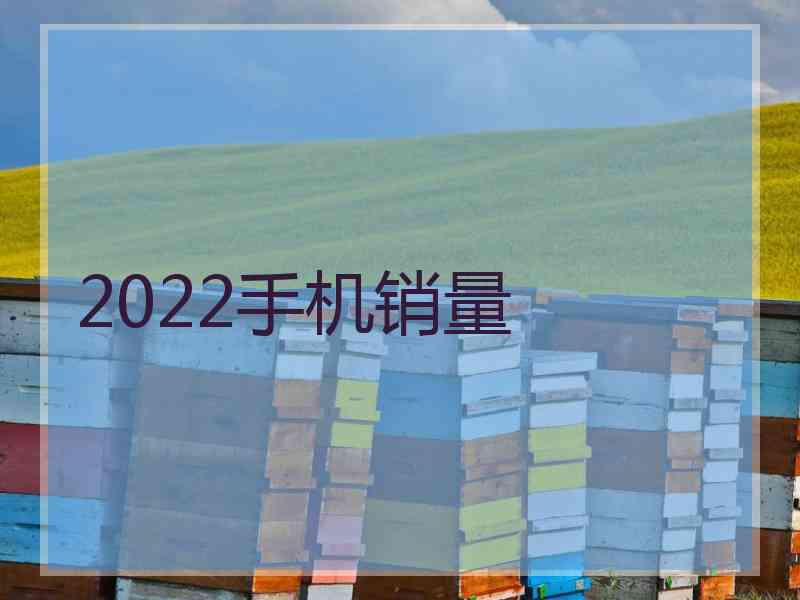 2022手机销量