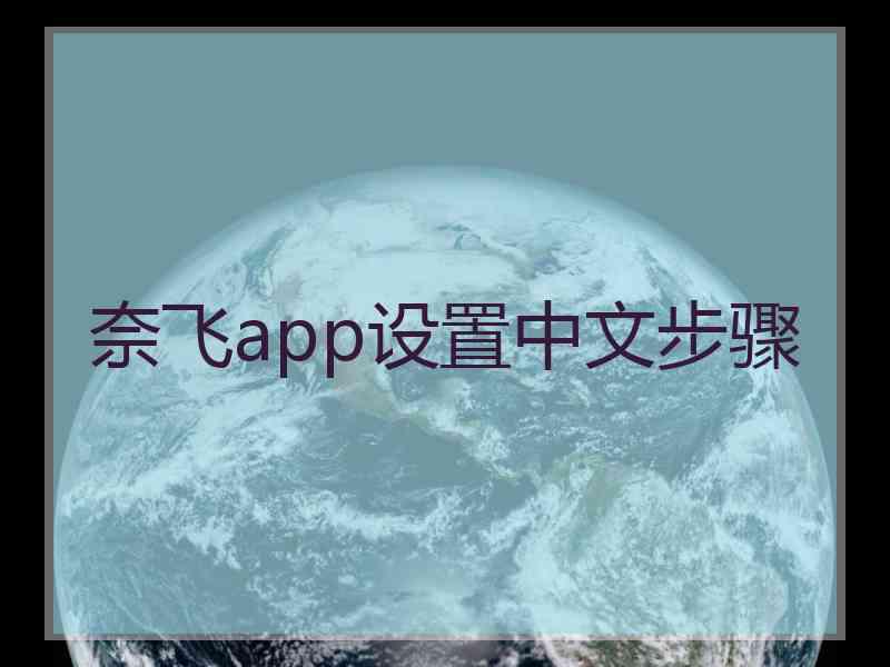 奈飞app设置中文步骤