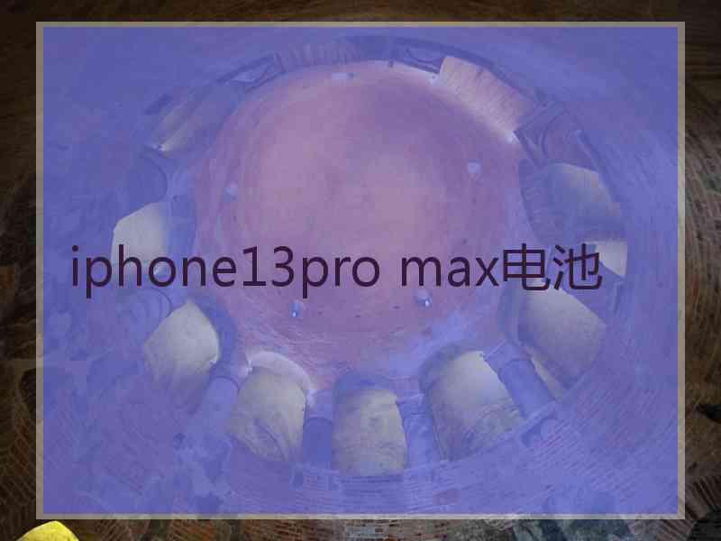 iphone13pro max电池