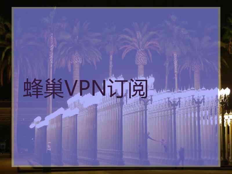 蜂巢VPN订阅