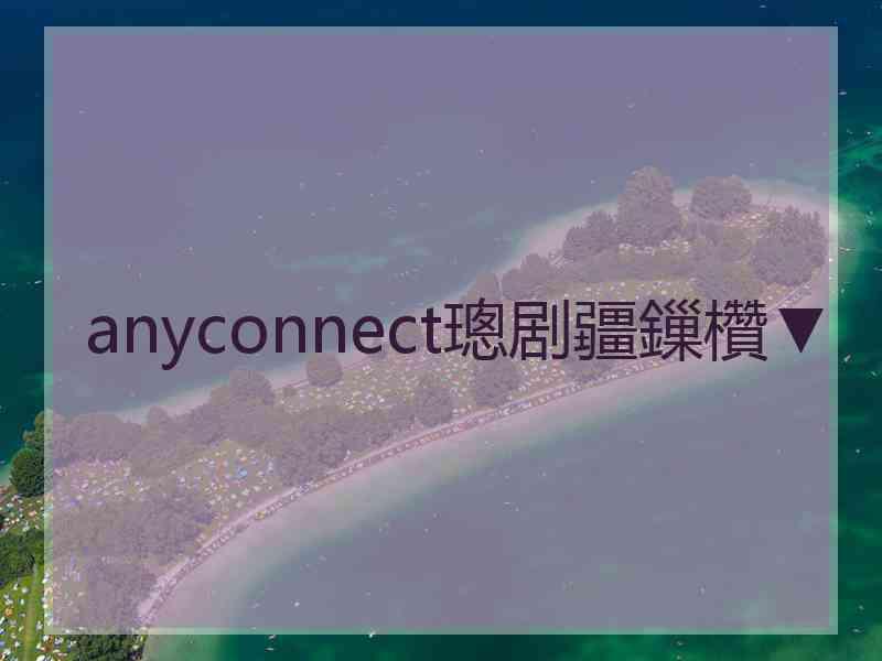 anyconnect璁剧疆鏁欑▼