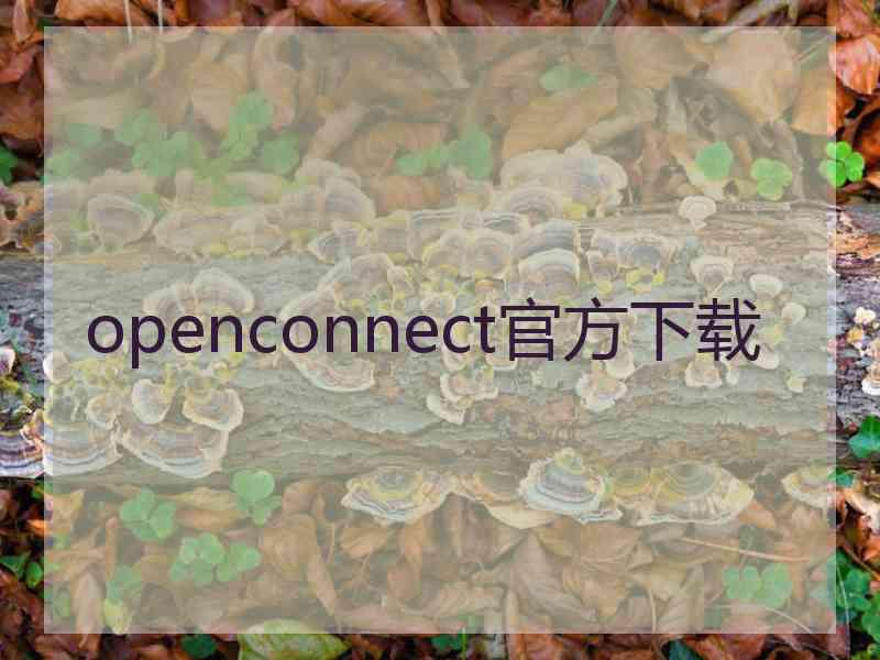 openconnect官方下载