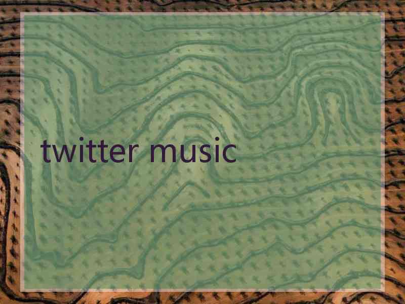 twitter music