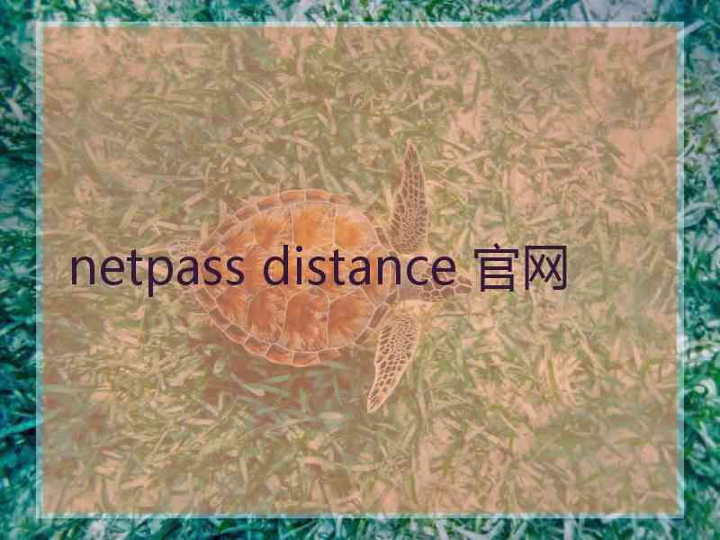 netpass distance 官网