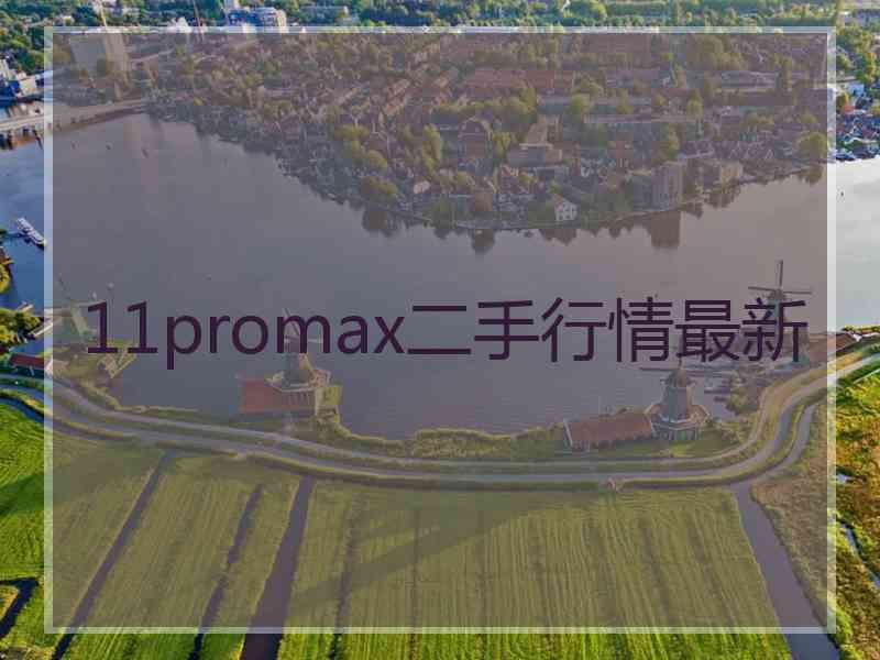 11promax二手行情最新