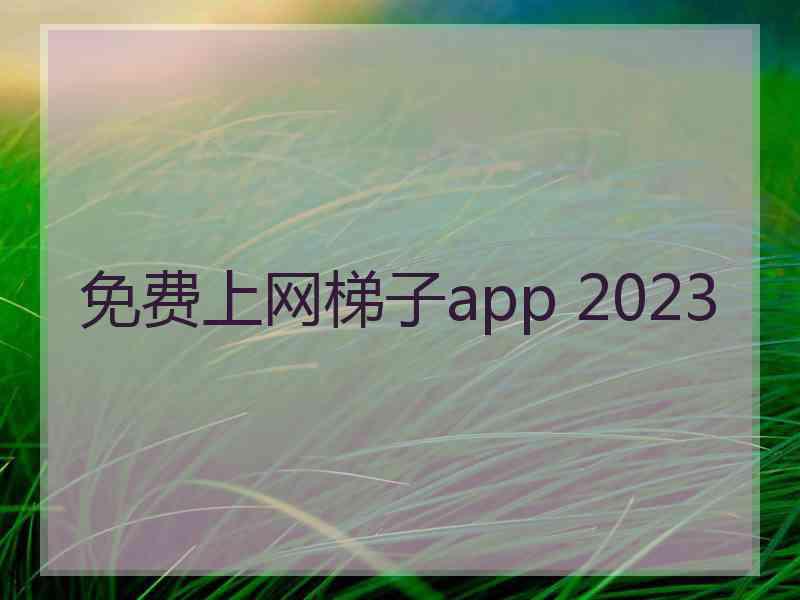 免费上网梯子app 2023