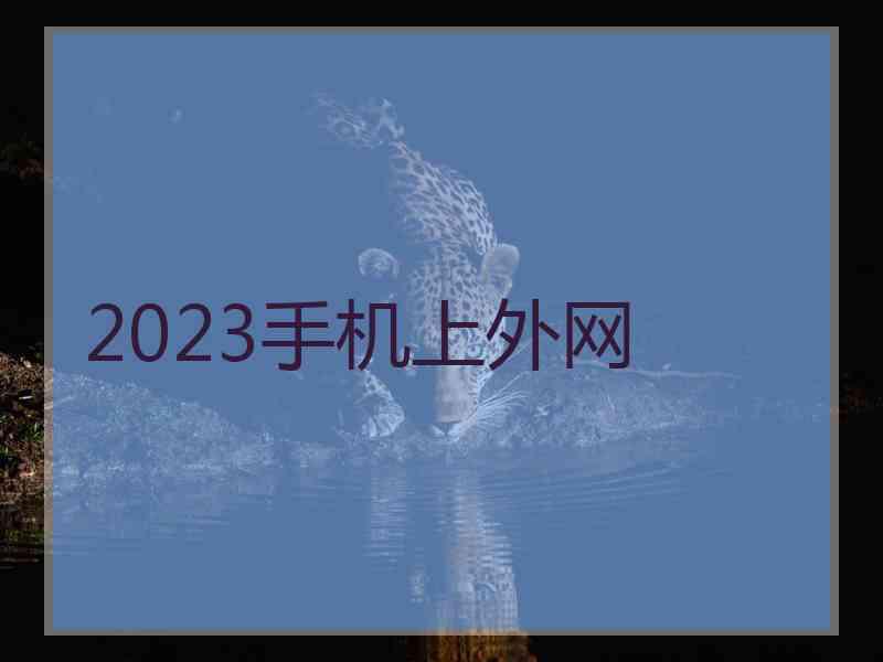 2023手机上外网