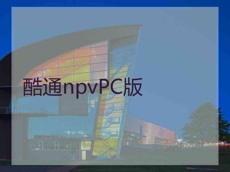 酷通npvPC版