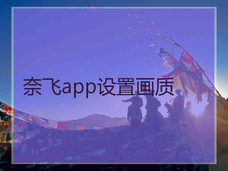 奈飞app设置画质