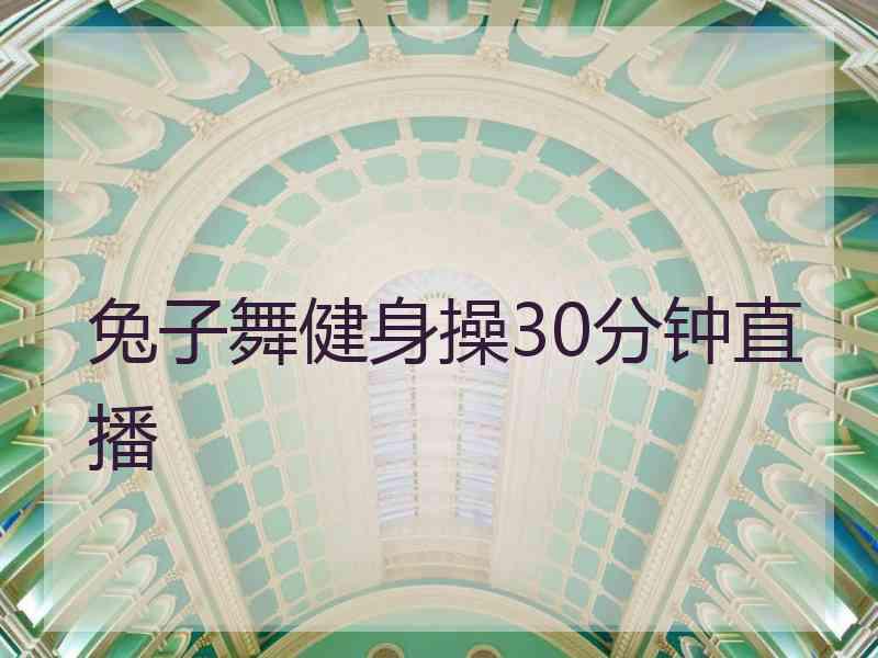 兔子舞健身操30分钟直播