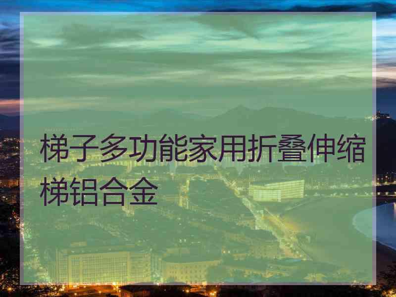 梯子多功能家用折叠伸缩梯铝合金