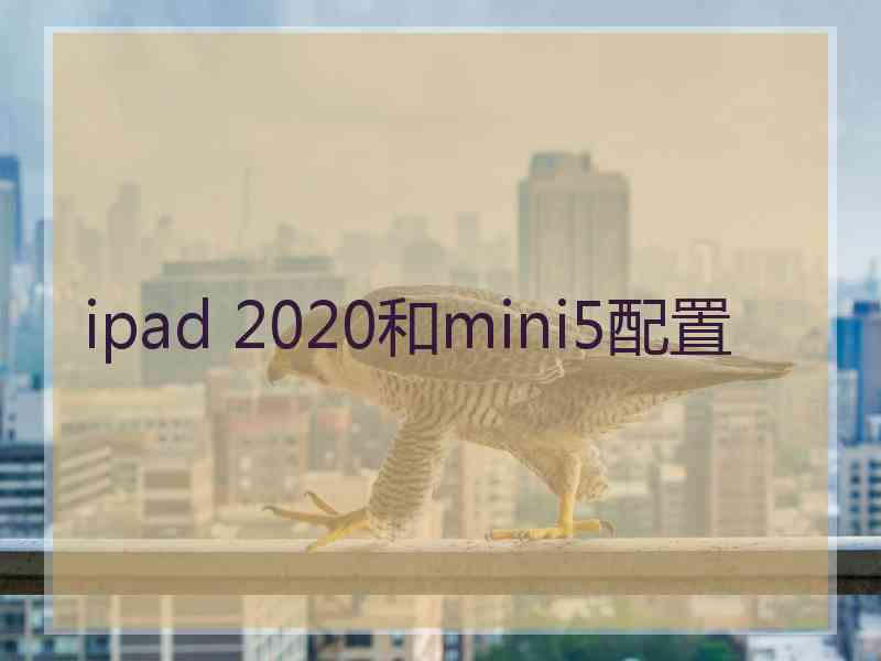 ipad 2020和mini5配置