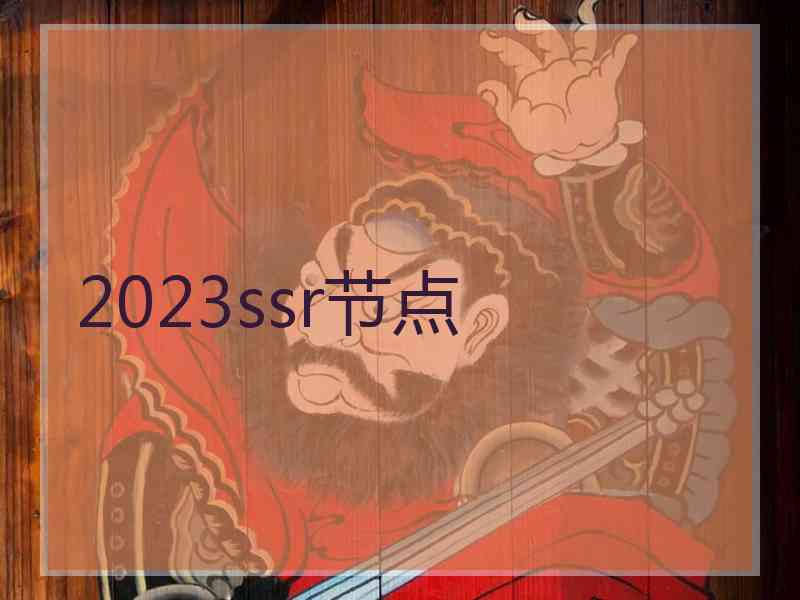 2023ssr节点