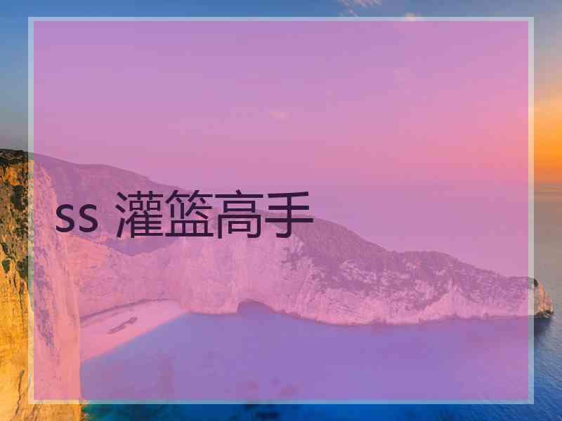 ss 灌篮高手