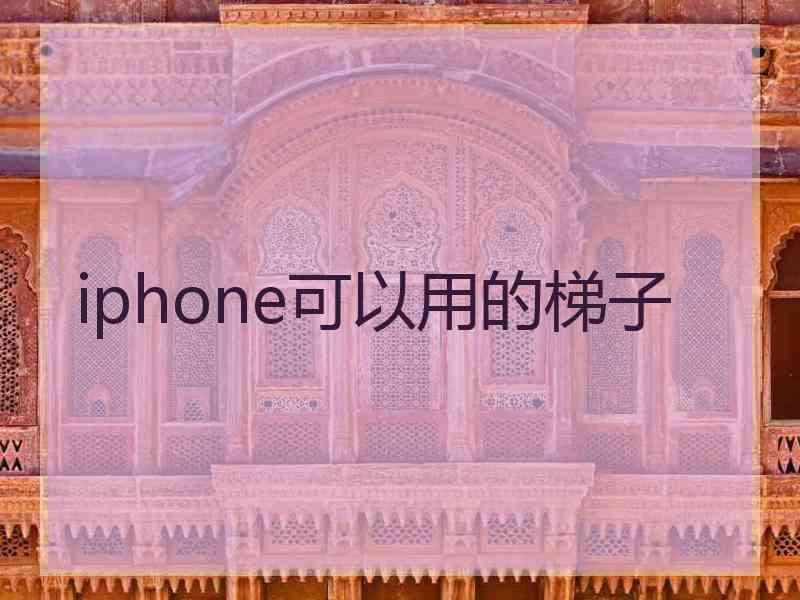 iphone可以用的梯子