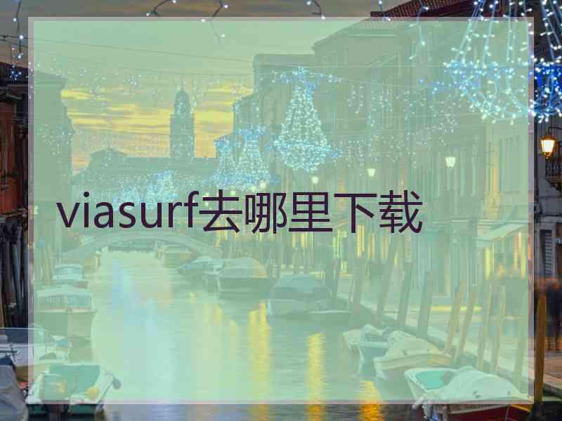 viasurf去哪里下载