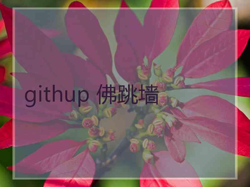 githup 佛跳墙