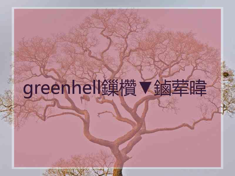 greenhell鏁欑▼鏀荤暐