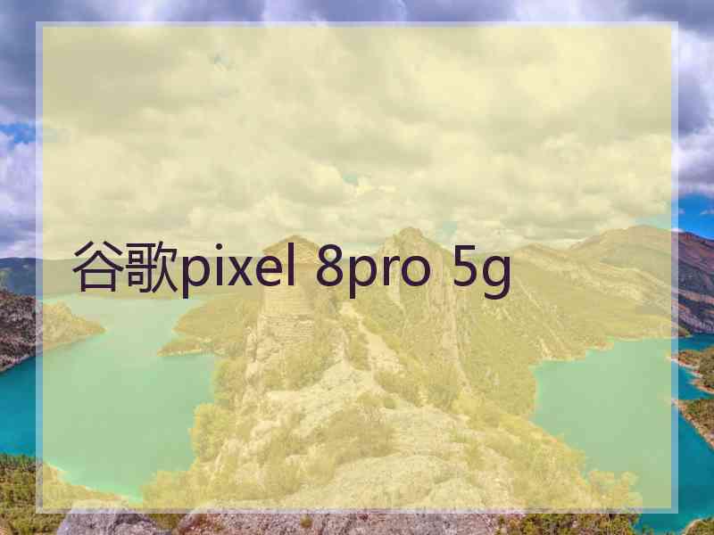 谷歌pixel 8pro 5g