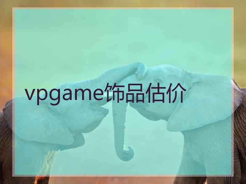 vpgame饰品估价