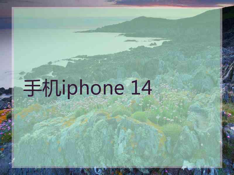 手机iphone 14