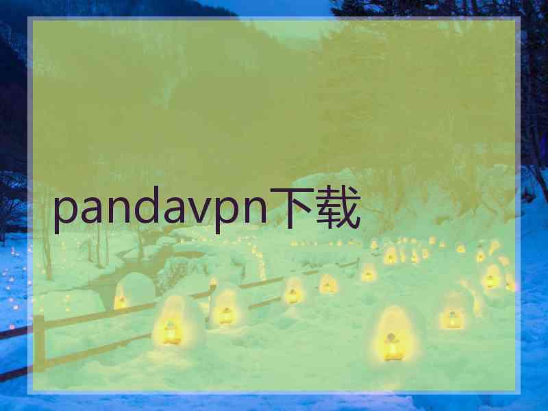 pandavpn下载