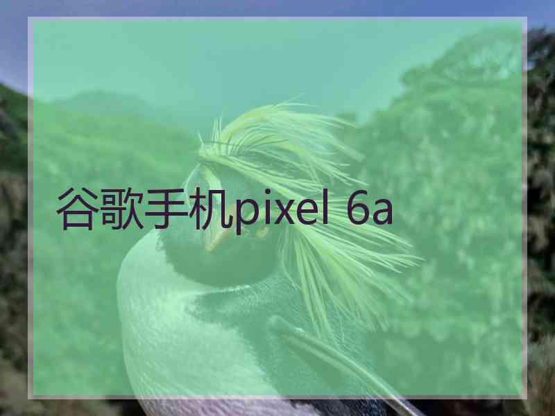 谷歌手机pixel 6a