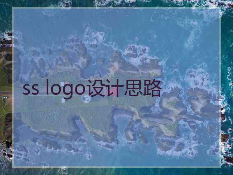 ss logo设计思路