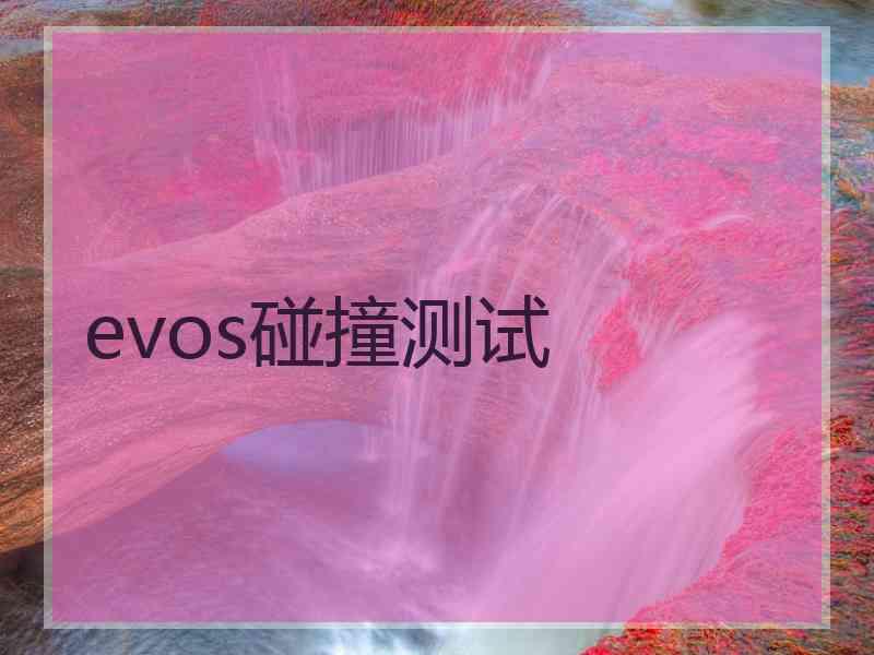 evos碰撞测试