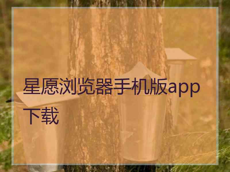 星愿浏览器手机版app下载