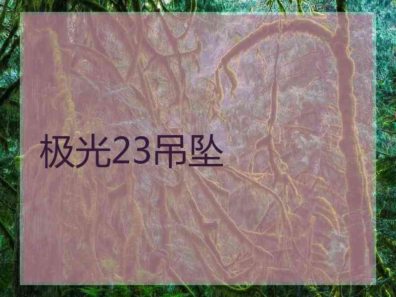 极光23吊坠