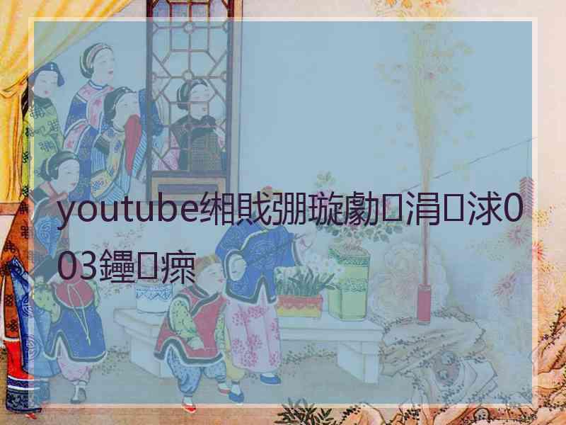 youtube缃戝弸璇勮涓浗003鑸瘝