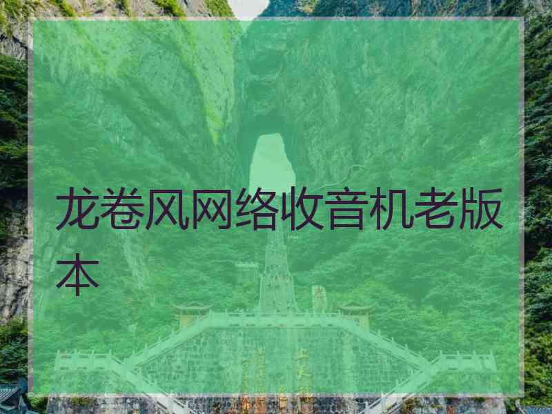 龙卷风网络收音机老版本