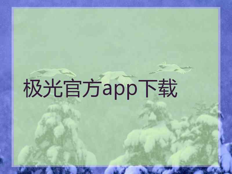 极光官方app下载