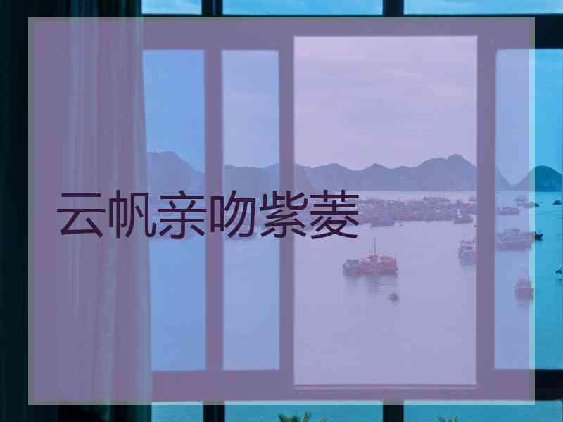 云帆亲吻紫菱