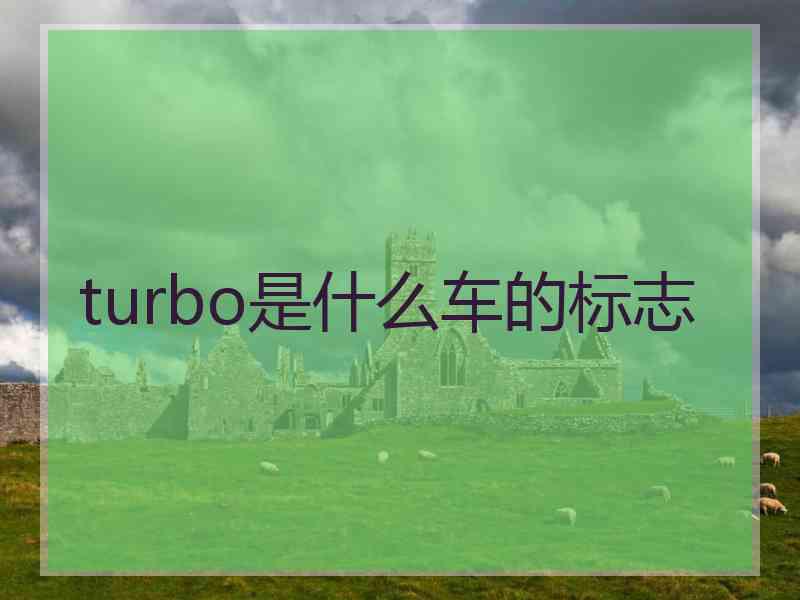 turbo是什么车的标志