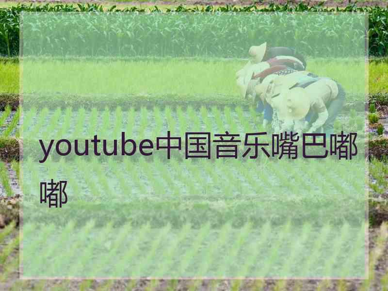 youtube中国音乐嘴巴嘟嘟