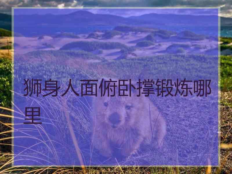 狮身人面俯卧撑锻炼哪里