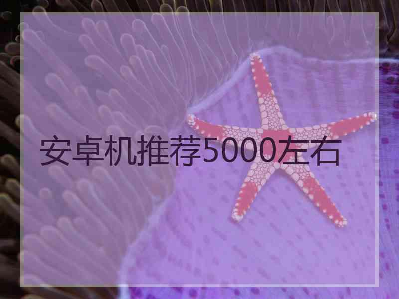 安卓机推荐5000左右