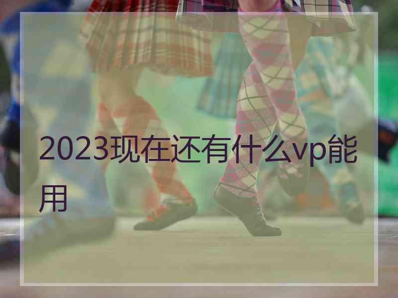 2023现在还有什么vp能用