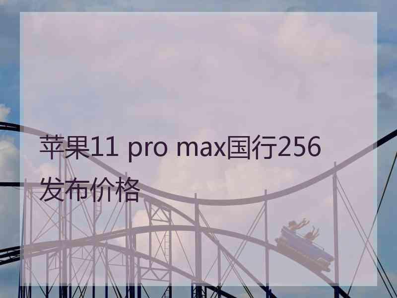 苹果11 pro max国行256 发布价格