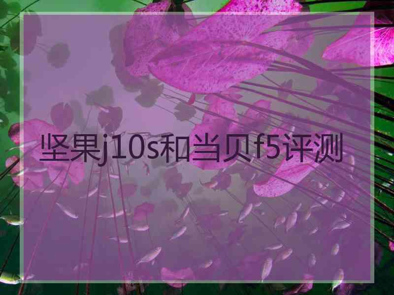 坚果j10s和当贝f5评测