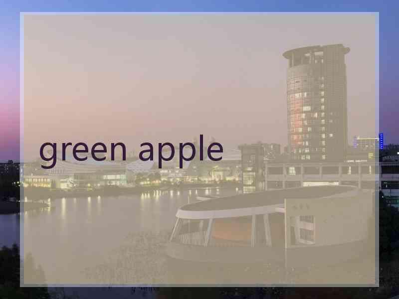 green apple